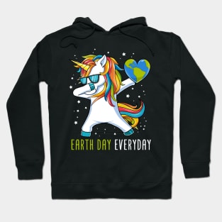 Dabbing Unicorn Earth Day Everyday Gift For Boys Kids Hoodie